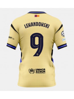 Billige Barcelona Robert Lewandowski #9 Bortedrakt 2025-26 Kortermet